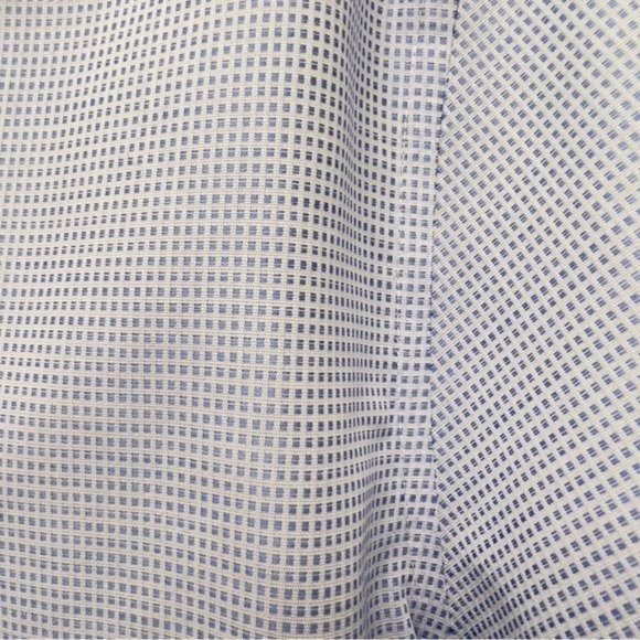Calvin Klein Men's Long Sleeve Formal Shirt Blue Strech Collar Non-Iro Medium - Picture 8 of 16